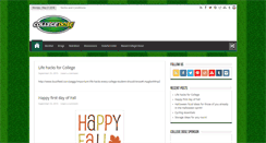 Desktop Screenshot of collegedose.org