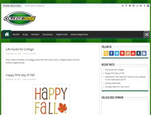 Tablet Screenshot of collegedose.org